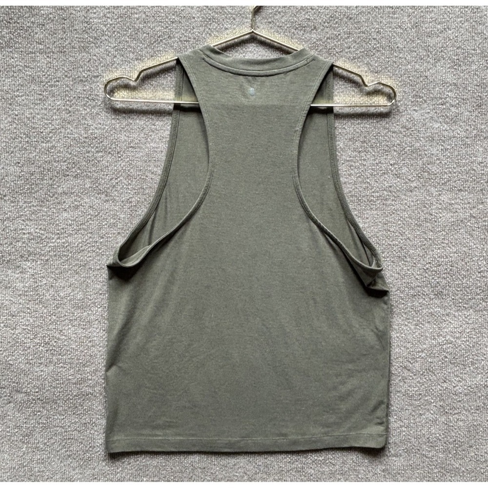 NoBull Spellout Tank Top Shirt Womens Medium Green Muscle Top CrossFit Gym EUC - Picture 3 of 5